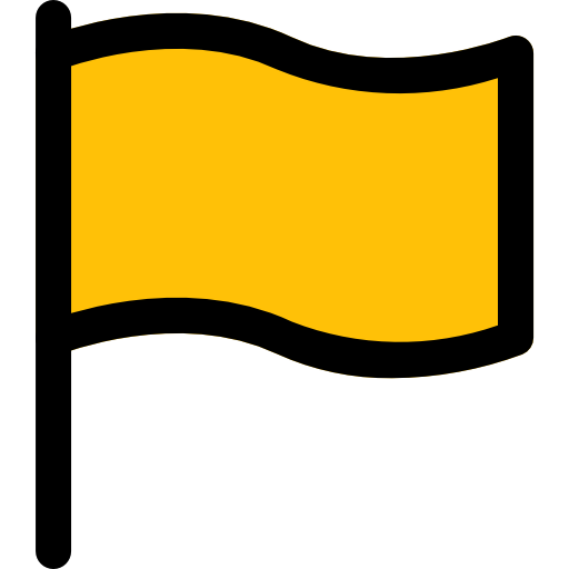 bandera Pixel Perfect Lineal Color icono
