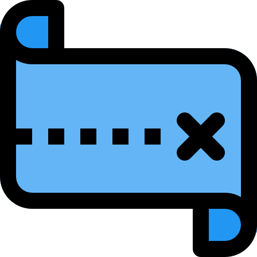 Travel map Pixel Perfect Lineal Color icon