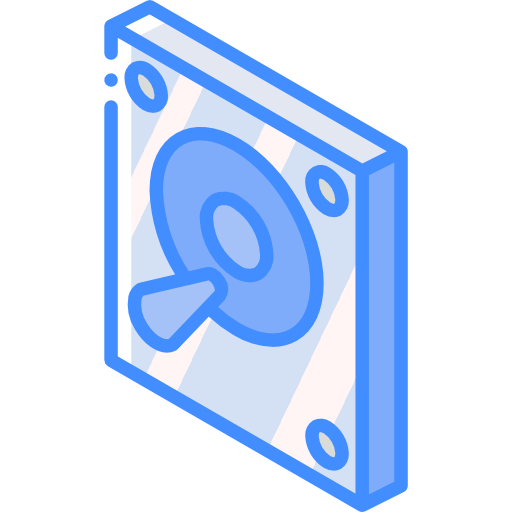 하드 드라이브 Basic Miscellany Blue icon