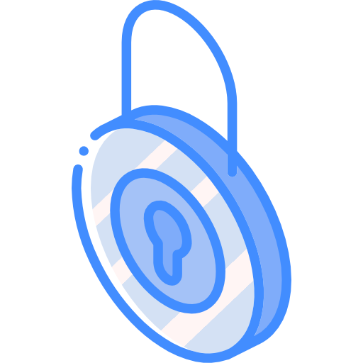 맹꽁이 자물쇠 Basic Miscellany Blue icon