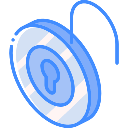 Padlock Basic Miscellany Blue icon