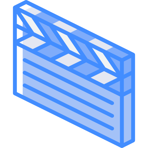 カチンコ Basic Miscellany Blue icon