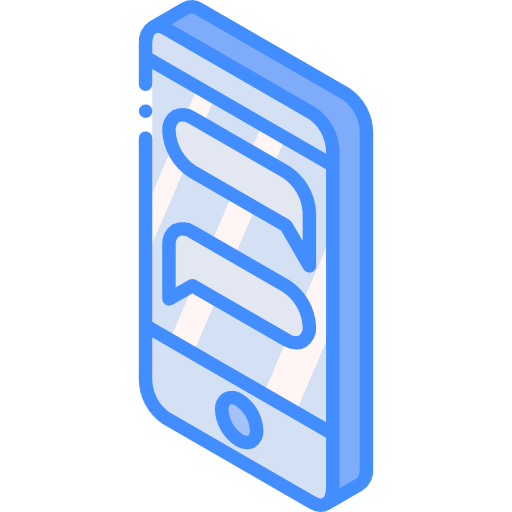 Smartphone Basic Miscellany Blue icon