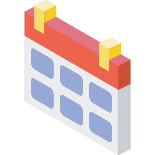 kalender Basic Miscellany Flat icoon