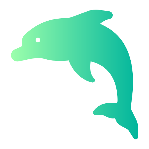 Дельфин Generic Flat Gradient иконка