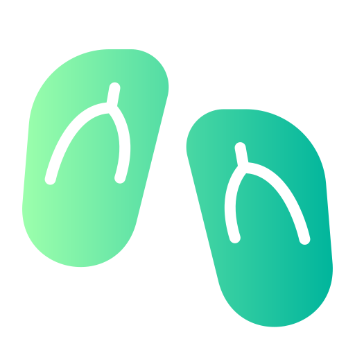 sandały Generic Flat Gradient ikona