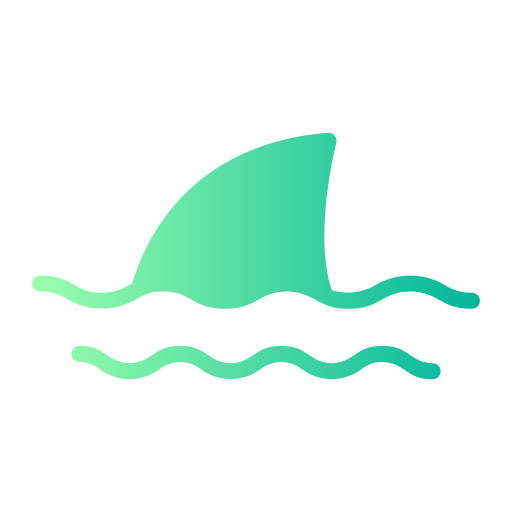 Акула Generic Flat Gradient иконка