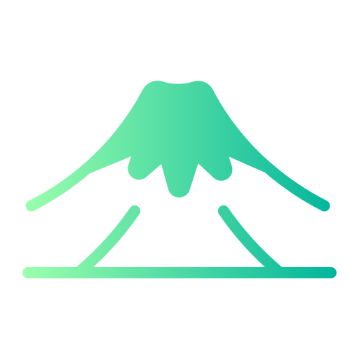 火山 Generic Flat Gradient icon