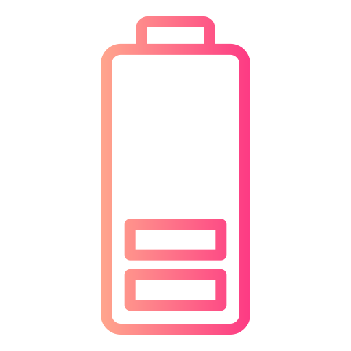 batería baja Generic Gradient icono