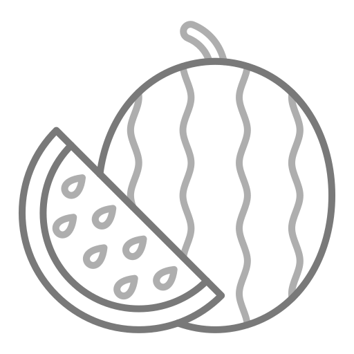 Watermelon Generic Grey icon