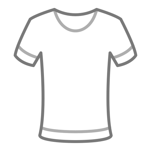 camiseta de manga corta Generic Grey icono