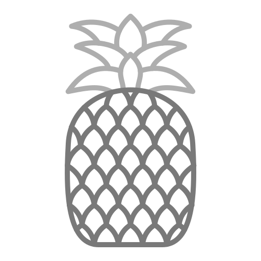 ananas Generic Grey icoon