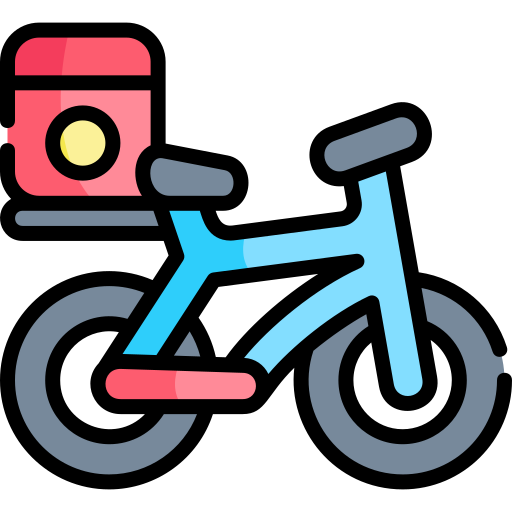 Bike Kawaii Lineal color icon