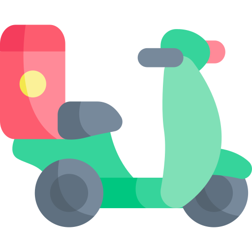 moped Kawaii Flat icon