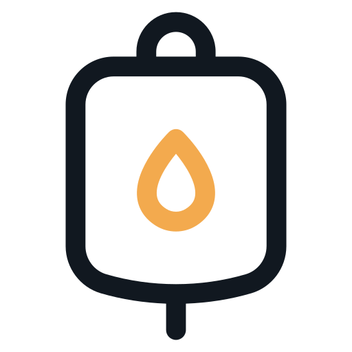 Blood bag Generic Outline Color icon