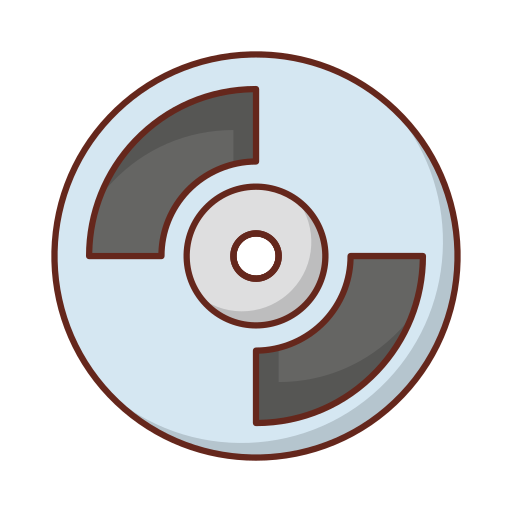 콤팩트 디스크 Generic Outline Color icon