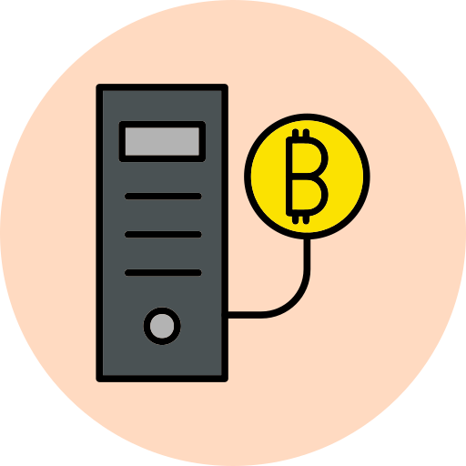 bitcoin Generic Outline Color icono