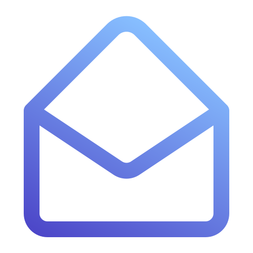 e-mail openen Generic Gradient icoon
