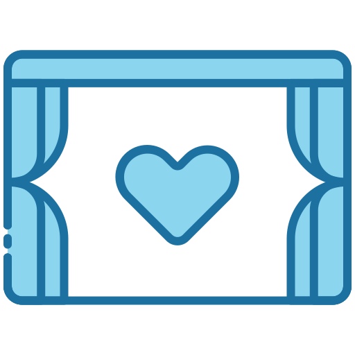 romantiek Generic Blue icoon