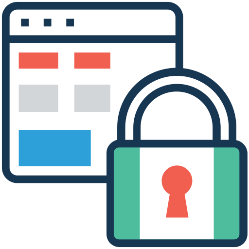 Web security Generic Outline Color icon