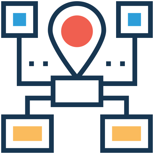 Online location Generic Outline Color icon