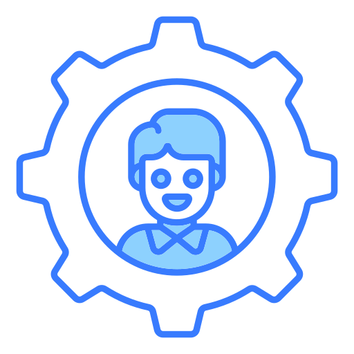 management-service Generic Blue icon