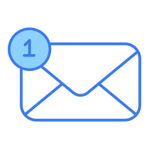 郵便 Generic Blue icon