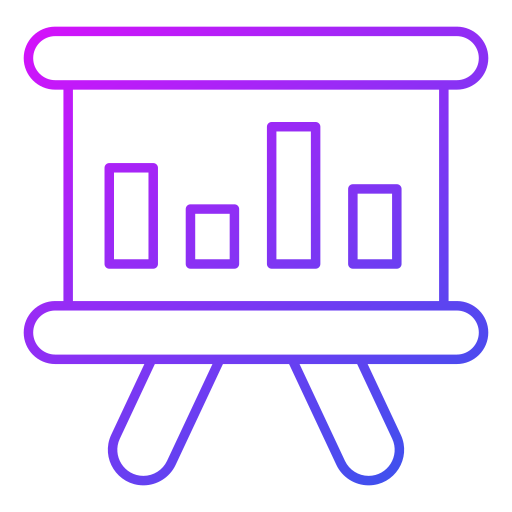 statistiek Generic Gradient icoon