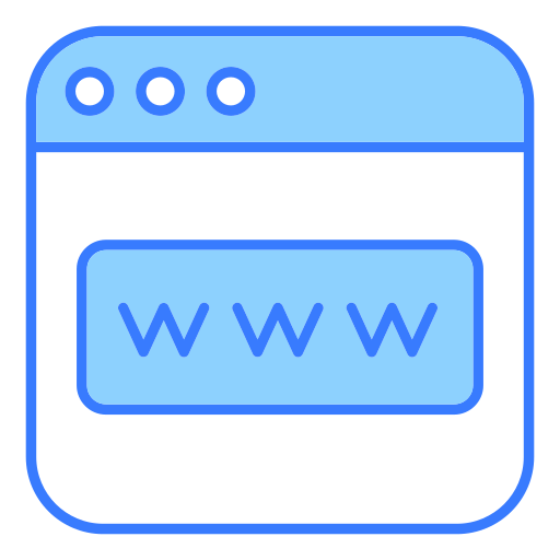 strona internetowa Generic Blue ikona