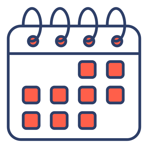 kalender Generic Fill & Lineal icon