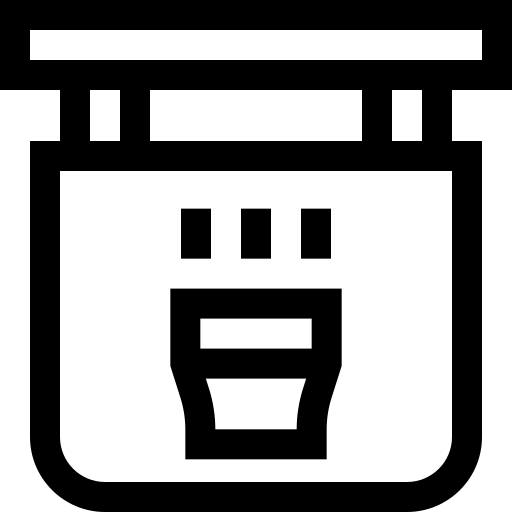 bar Basic Straight Lineal icona