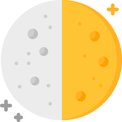 Moon phase Special Flat icon