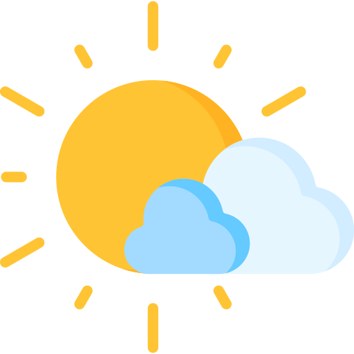 Partly cloudy Special Flat icon