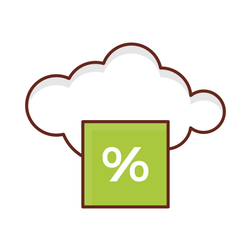 percentagem Generic Outline Color Ícone