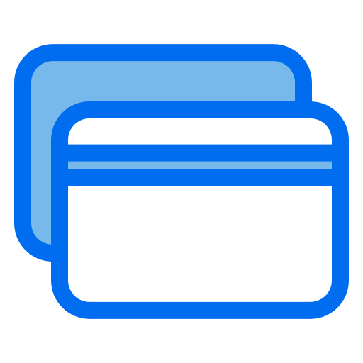karta kredytowa Generic Blue ikona