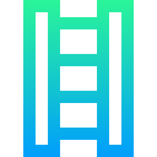 Ladder Super Basic Straight Gradient icon