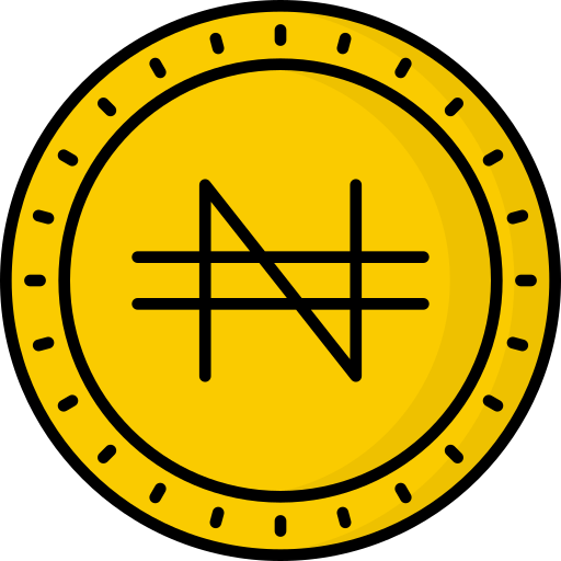 Naira Generic Outline Color icon