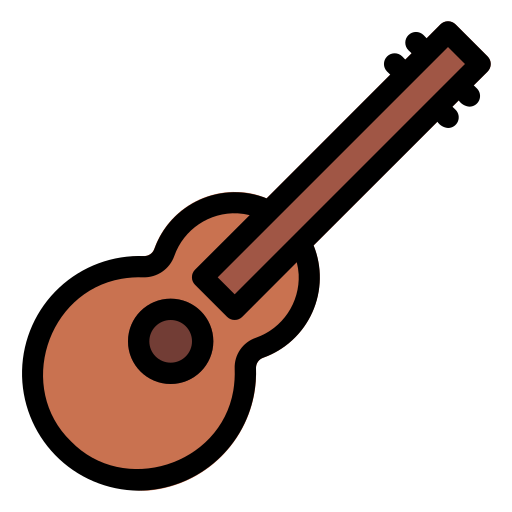 Bass guitar Generic Outline Color icon