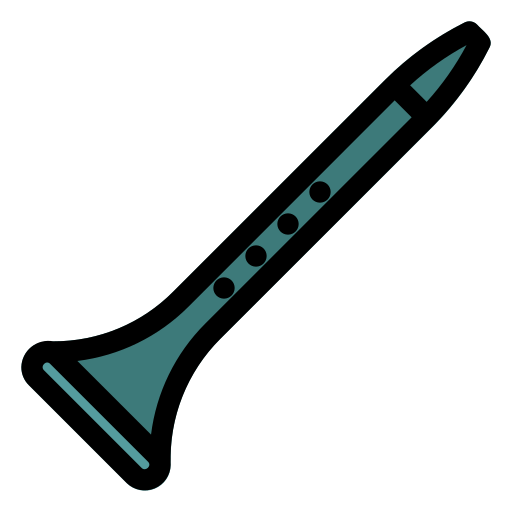 Флейта Generic Outline Color иконка