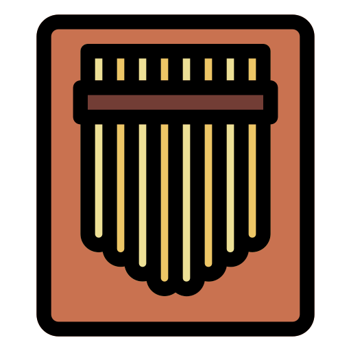 Kalimba Generic Outline Color icon
