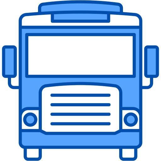 Ônibus Generic Blue Ícone