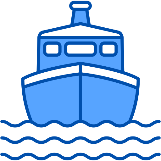 navio Generic Blue Ícone