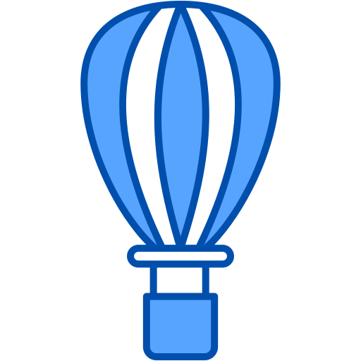 heteluchtballon Generic Blue icoon