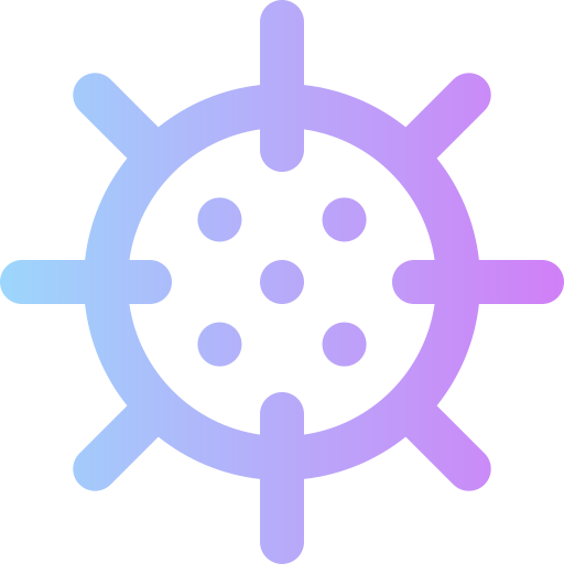 Sea urchin Super Basic Rounded Gradient icon