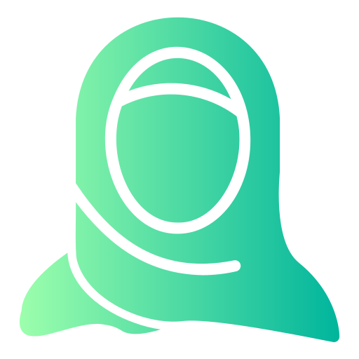 hijab Generic Flat Gradient Icône
