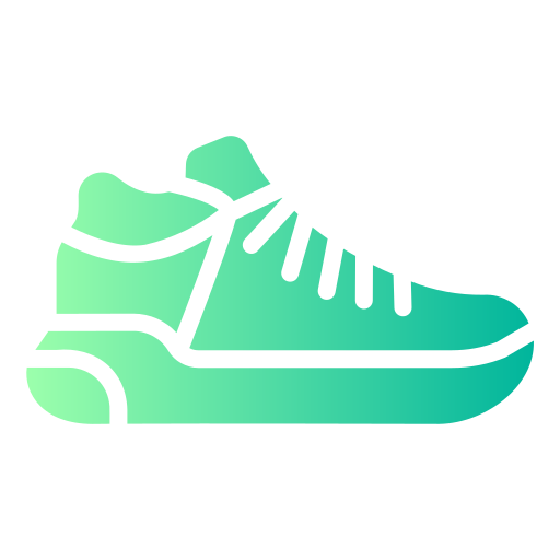 zapatos Generic Flat Gradient icono