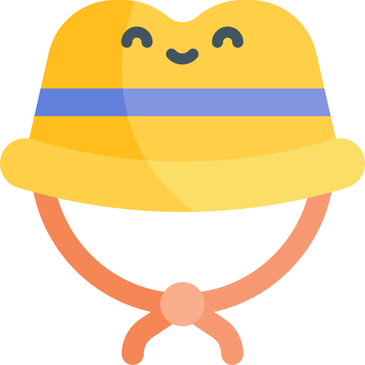 Explorer hat Kawaii Flat icon