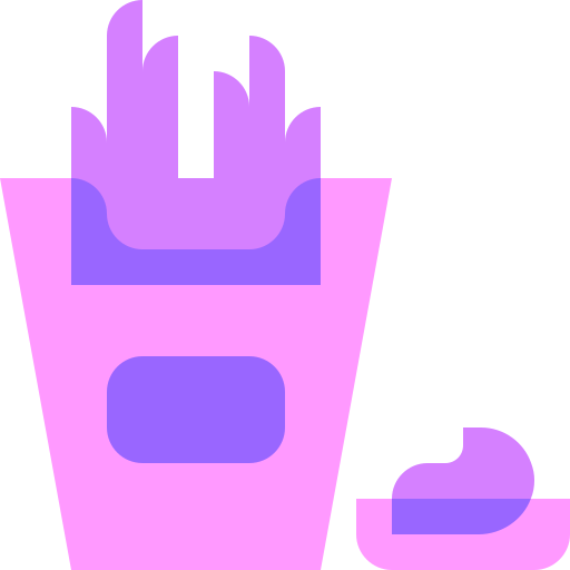 pommes frittes Basic Sheer Flat icon