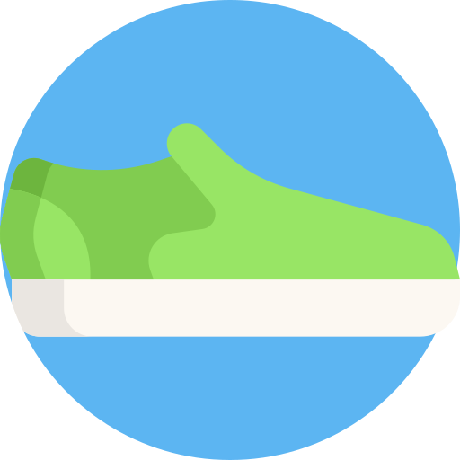 schuhe anziehen Detailed Flat Circular Flat icon