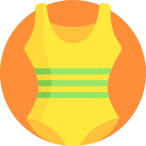 badeanzug Detailed Flat Circular Flat icon